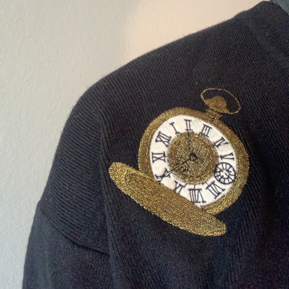 Jones New York clock sweater - Picture 2 of 4